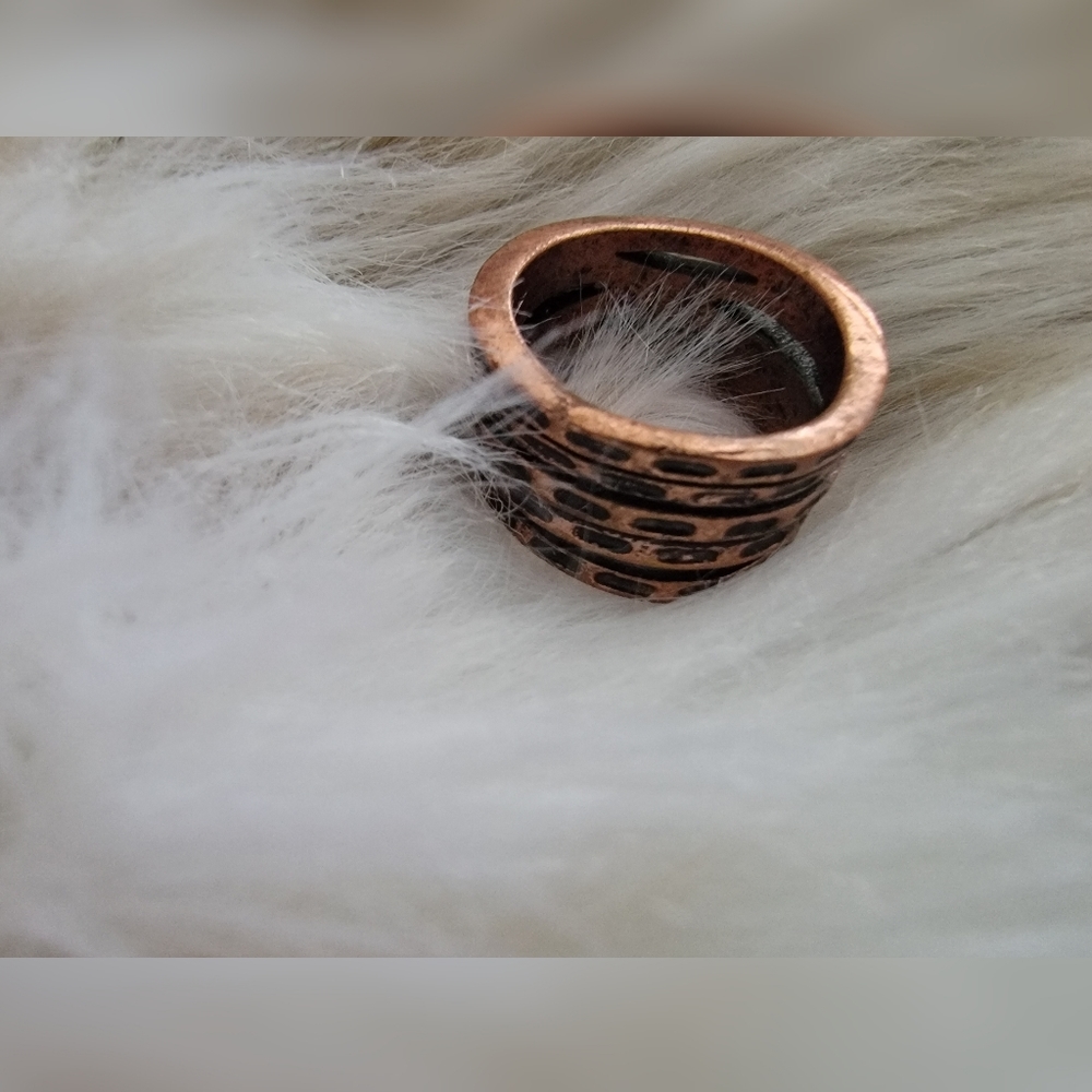 Copper Stacked Ring